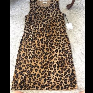 Calvin Klein Cheetah Print Dress